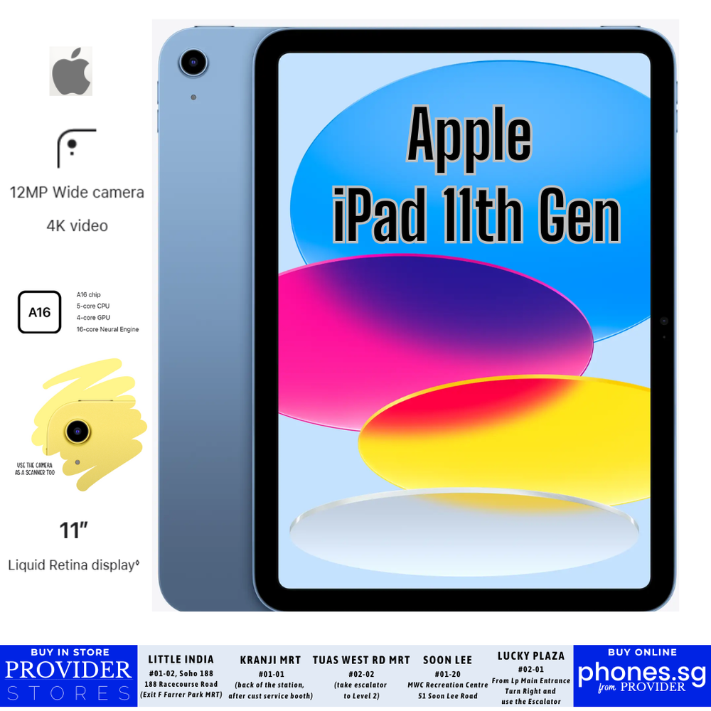 Apple iPad (11th Gen) 11 Inch Tablet- Singapore Warranty | phones